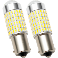 2X BARDZO MOCNE ŻARÓWKI LED P21W BA15s WSTECZNE COFANIA DRL CANBUS ZIMNE