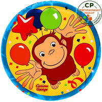 Opłatek na tort Ciekawski George