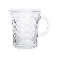 kubki szklane 6szt. koła 280ml