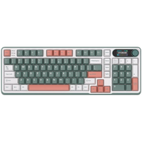 royal kludge rk-s98 camping green gaming keyboard brown switch