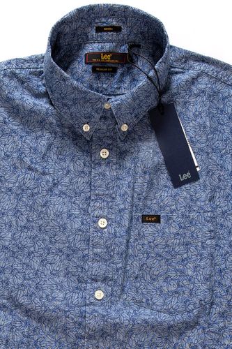 LEE BUTTON DOWN SS DIPPED BLUE L886WALA L na Arena.pl