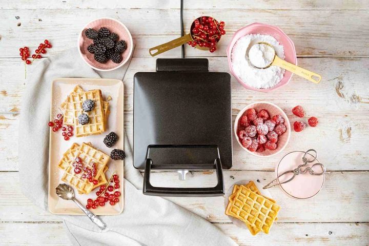 GOFROWNICA 2000W 2 DUŻE GOFRY XXL ADLER CZARNA zdjęcie 11