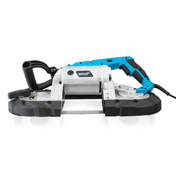 17470  PIŁA TAŚMOWA ELEKTRYCZNA 1100W DO METALU ZE STOŁEM ROBOCZY zdjęcie 2