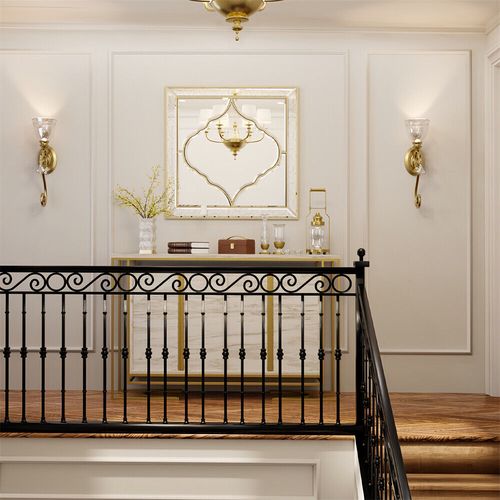 Luksusowe lustro kryształowe lusterko ścienne glamour na Arena.pl