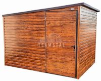 SCHOWEK - DOMEK OGRODOWY 3m x 2,5m spad w lewo - drzwi TS277 3x2,5