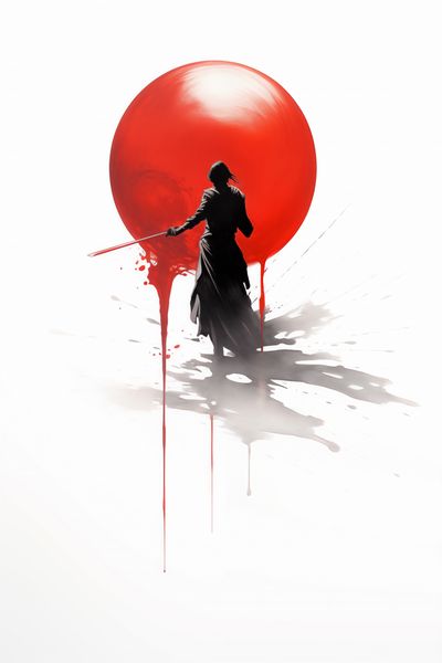 Plakat 61x91,5cm Samotny Samuraj zdjęcie 1