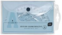 ZESTAW GEOMETRYCZNY W ETUI ACADEMY 4 EL. INTERDRUK