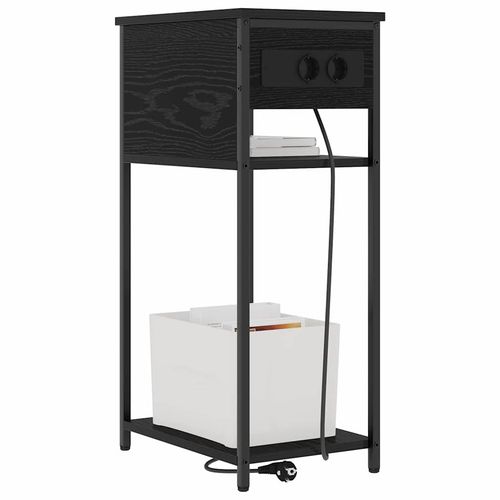 Szafka Nocna Czarny dąb 28.1 x 40.9 x 75 cm na Arena.pl