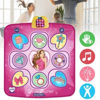 MATA DO TAŃCA DLA DZIECI, ZABAWKA MATA MUZYCZNA Z TRYBAMI WYZWAŃ MUZYKA LED