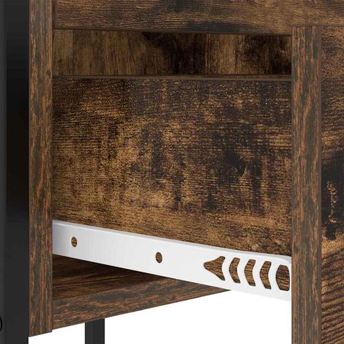 Szafka Nocna z szufladą 2 pcs Wędzony dąb 42 x 41 x 61 cm na Arena.pl