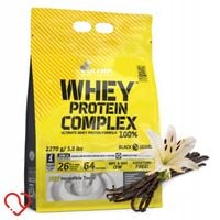 BIAŁKO WHEY wpc Olimp protein + complex 2270 g smak wanilia - 75/100 BIAŁKA
