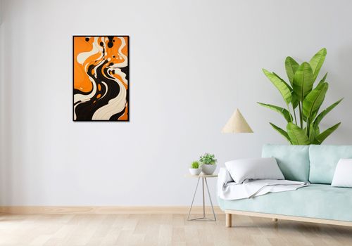 Plakat 53x81cm Tańczący Atrament na Arena.pl