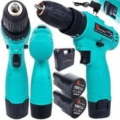 WIERTARKO WKRĘTARKA AKUMULATOROWA MOCNA WKRĘTAK ZAKRĘTARKA 2xAKU 18V