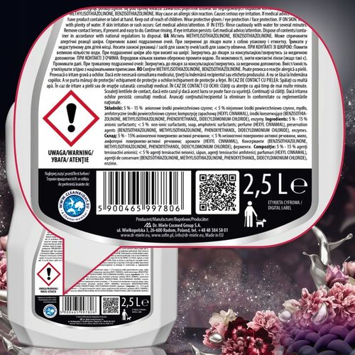 SOFIN Płyn do Prania Color Black Ochrona Kolorów i Tkanin 2 x 2,5l 100 prań na Arena.pl