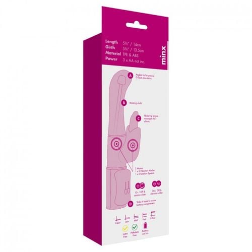 wibrator  g tongue rabbit vibrator pink os na Arena.pl