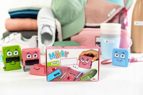 PIECZĄTKA COLOP IMIENNA do znakowania UBRAŃ ODZIEŻY dla DZIECI z IMIENIEM na Arena.pl