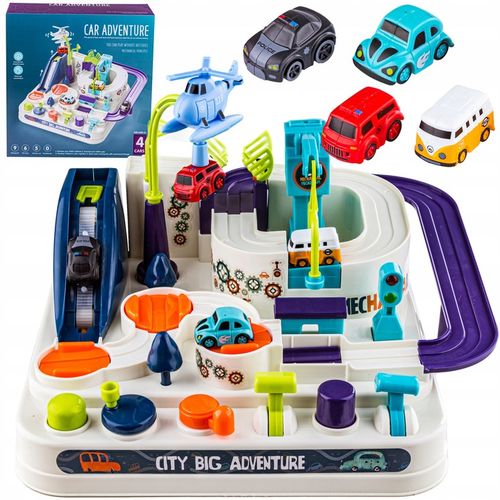 INTERAKTYWNY Tor Przeszkód PARKING SAMOCHODOWY Zabawka Logiczna Autka na Arena.pl