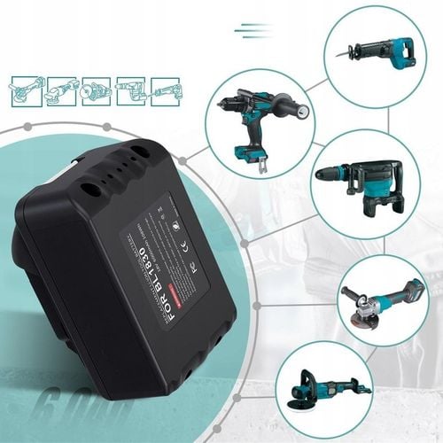 AKUMULATOR ZAMIENNIK DO MAKITA BATERIA 18V 6,0 Ah BL1860 6AH na Arena.pl