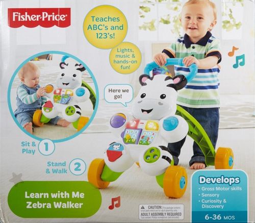 FISHER PRICE DPL53 Interaktywny Chodzik Zebra na Arena.pl