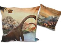 Poduszka z wypełnieniem/suwak - Prehistoric  World of Dinosaurs (CARMANI)