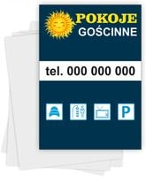 Ulotki A4 reklamowe firmowe 5000 szt różne wzory POKOJE GOŚCINNE