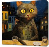 Obraz 60x60cm Nocny Obserwator