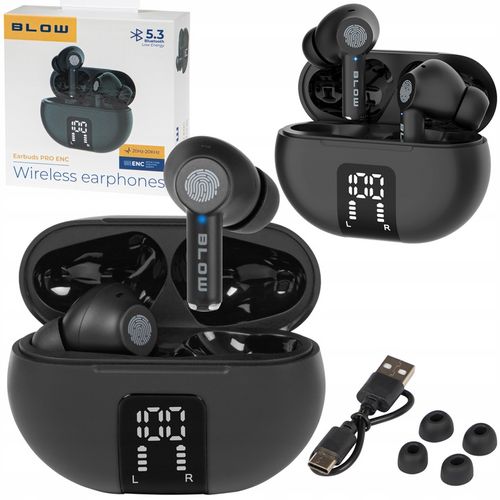 SŁUCHAWKI BEZPRZEWODOWE DOUSZNE BLUETOOTH ANC MIKROFON GAMINGOWE POWERBANK na Arena.pl