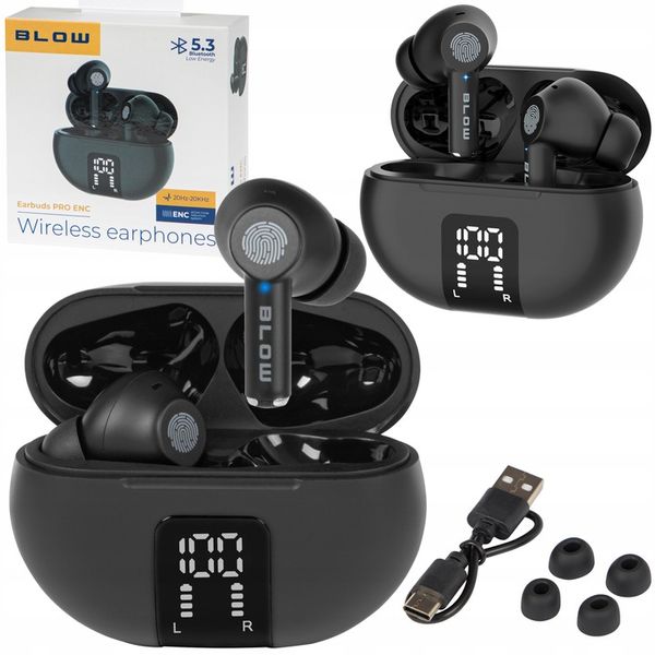 SŁUCHAWKI BEZPRZEWODOWE DOUSZNE BLUETOOTH ANC MIKROFON GAMINGOWE POWERBANK zdjęcie 10