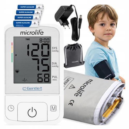 CIŚNIENIOMIERZ PEDIATRYCZNY DLA DZIECI Z MANKIETEM S 17-22 CM MICROLIFE na Arena.pl