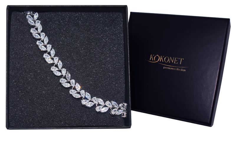 Bransoletka ślubna BLANCA silver 8-0369 zdjęcie 1