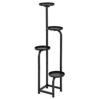 Kwietnik metalowy 115 cm stojak na kwiaty z 4 półkami loft wielopoziomowy nowoczesny