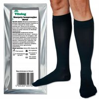 Podkolanówki Uciskowe Skarpety Kompresyjne Przeciwżylakowe na Obrzęk