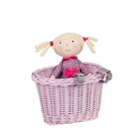 AKCESORIA ROWEROWE KOSZ NA ROWER DZIECIĘCY W KOLORZE RÓŻOWYM 27X22 H17 CM