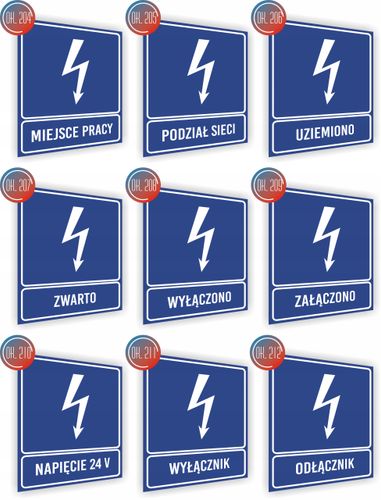 Tabliczka informacyjna Wyłącznik nadruk 20x15 cm dużo wzorów na Arena.pl