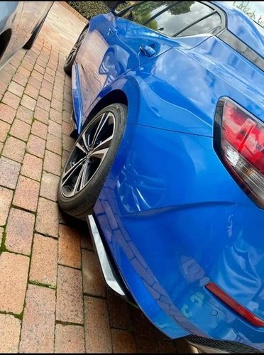 UNIWERSALNE LOTKI DOKŁADKI TYLNEGO ZDERZAKA CZARNY POŁYSK BWM VW SKODA AUDI na Arena.pl