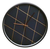 Zegar czarny nowoczesny