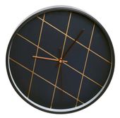 Zegar czarny nowoczesny