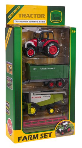 Zestaw Pojazdów Rolniczych Traktor + Kombajn na Arena.pl