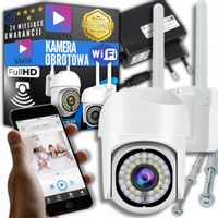 Kamera Obrotowa Zewnętrzna WIFI Zoom x4 Śledzenie Ruchu Full HD 1080P 2MP