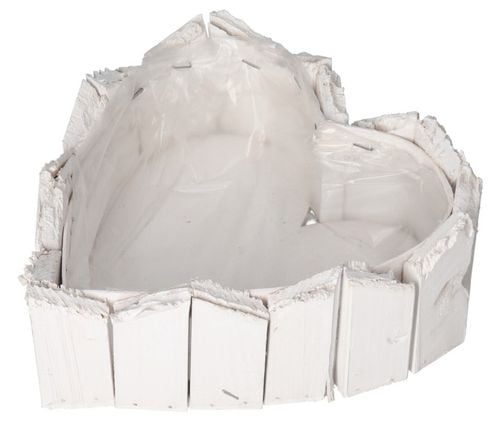 DONICZKA OSŁONKA DREWNIANA SERCE BIAŁA DONICZKI na Arena.pl