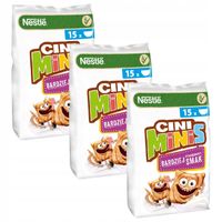 Nestle Cini Minis Płatki śniadaniowe cynamonowe x3