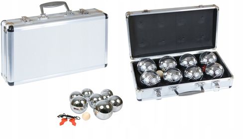 KULE DO GRY GRA BULE BOULE PETANQUE 8szt WALIZKA na Arena.pl