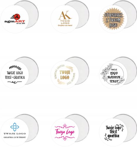 LUSTERKO REKLAMOWE FIRMOWE Z TWOIM WŁASNYM LOGO NAPIEM GRAFIKA na Arena.pl