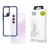 Satynowe etui na Samsung Galaxy A35 5G - 3mk Satin Armor Case+ Blue