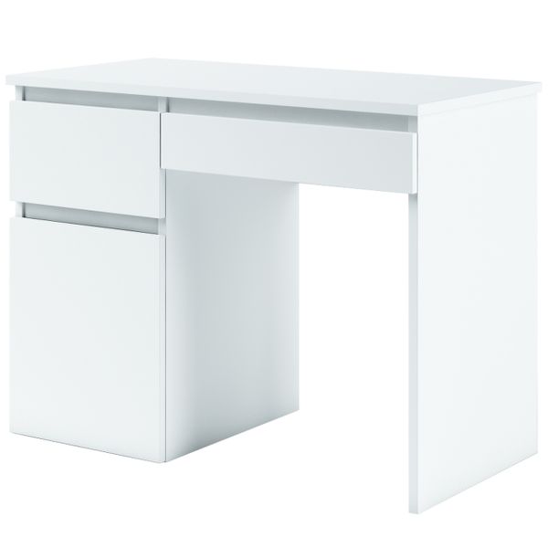 biurko MEGAN A1 BIAŁE duże wolnostojące zdjęcie 2