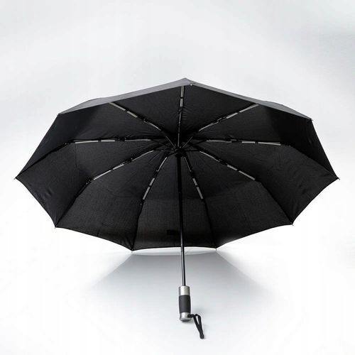 PARASOL PARASOLKA AUTOMATYCZNY WIATROODPORNY CZARNY TIROSS na Arena.pl