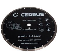 Tarcza diamentowa Cedrus przecinarka spalinowa CEDPC400-94 720304