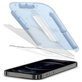 szkło hartowane spigen glas.tr ez fit 2-pack iphone 12 / 12 pro clear