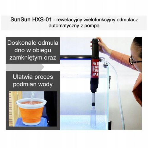 SunSun HXS-01 odmulacz automatyczny do akwarii od 20 do 76cm na Arena.pl
