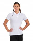 Koszulka polo T-Shirt damski bawełniany sportowy Arena Solid White R.S